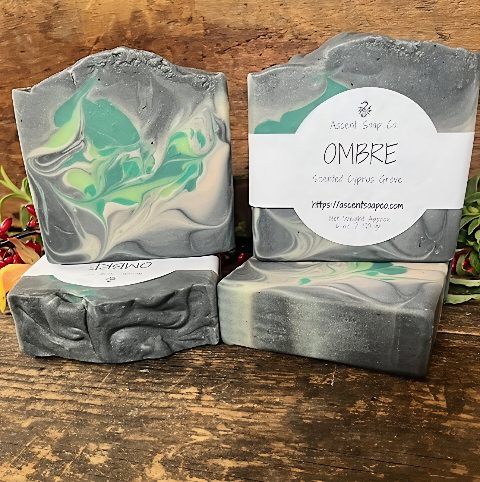 Ombre Handcrafted Artisan Soap from Ascent Soap Co.