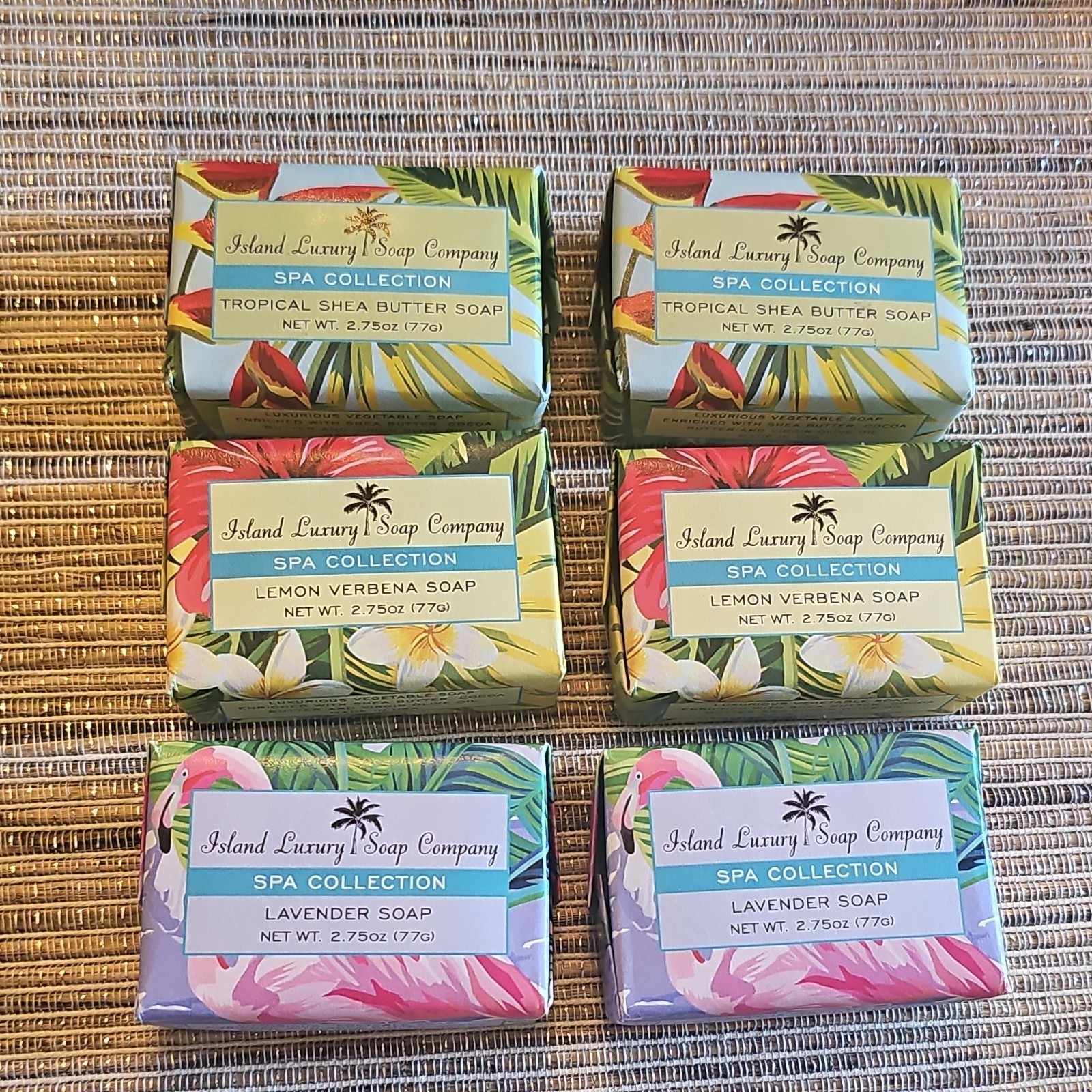 Island Luxury Soap Company Spa Collection Tropical Shea Butter NET WT 2.75 Oz
