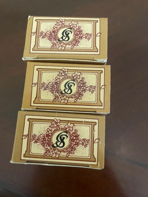 NOS 3 Vintage Gilchrist & Soames London English Herb Soap Chamomile 1.5 oz each
