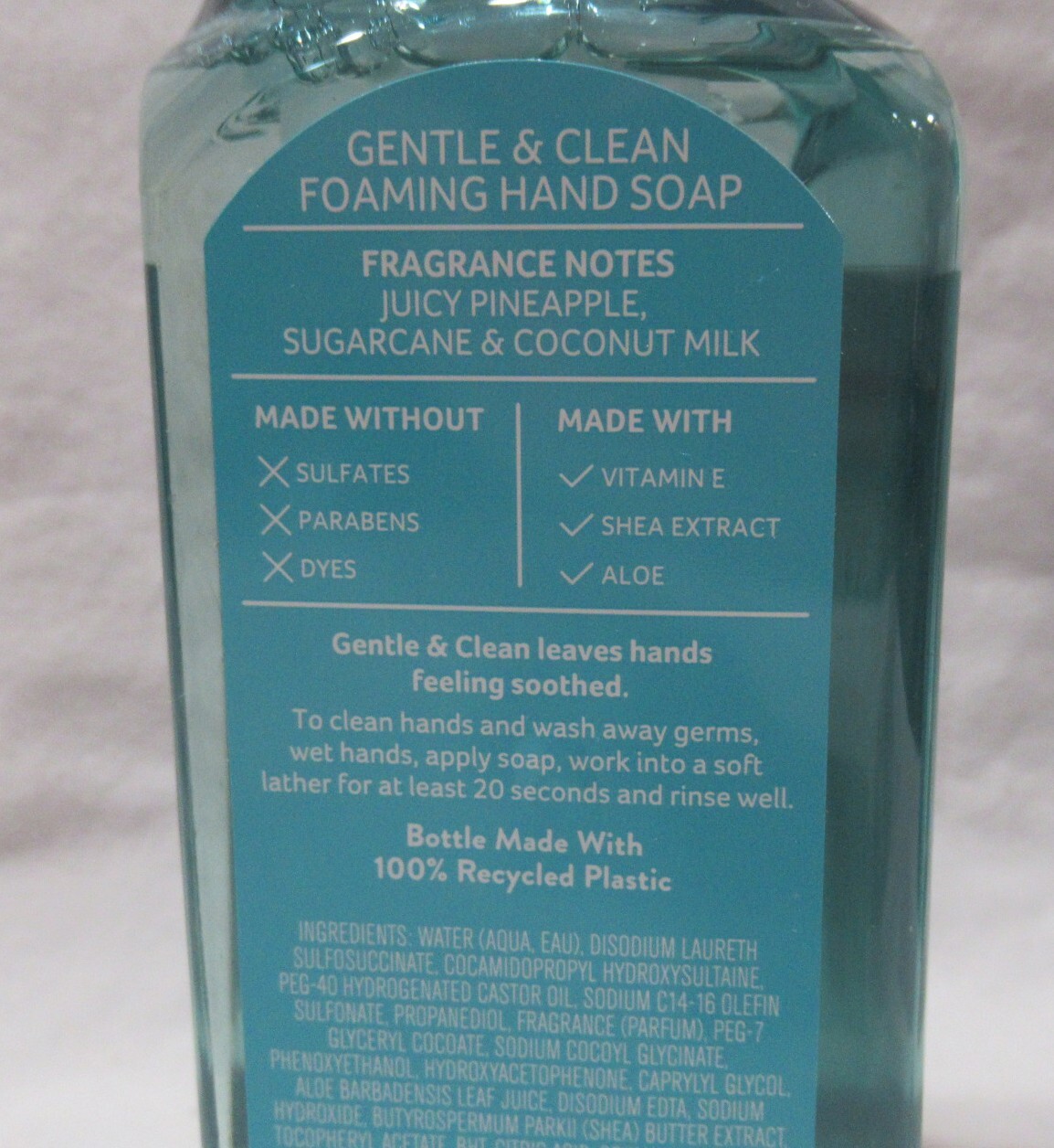 Bath & Body Works Gentle & Clean Foaming Hand Soap Set Lot of 2 PARADISE COCONUT