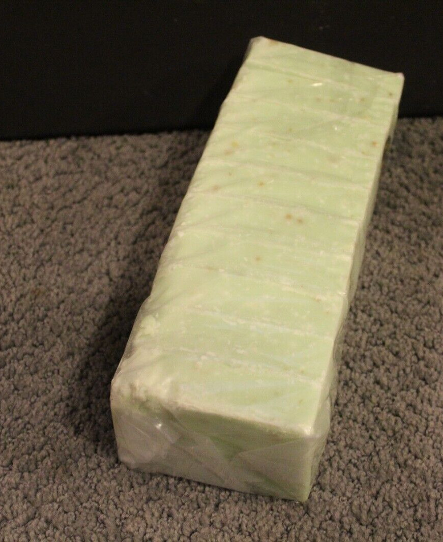 Apple Rose Scrub Cold Processed handmade soap loaf,10 precut bars- FREE Shipping