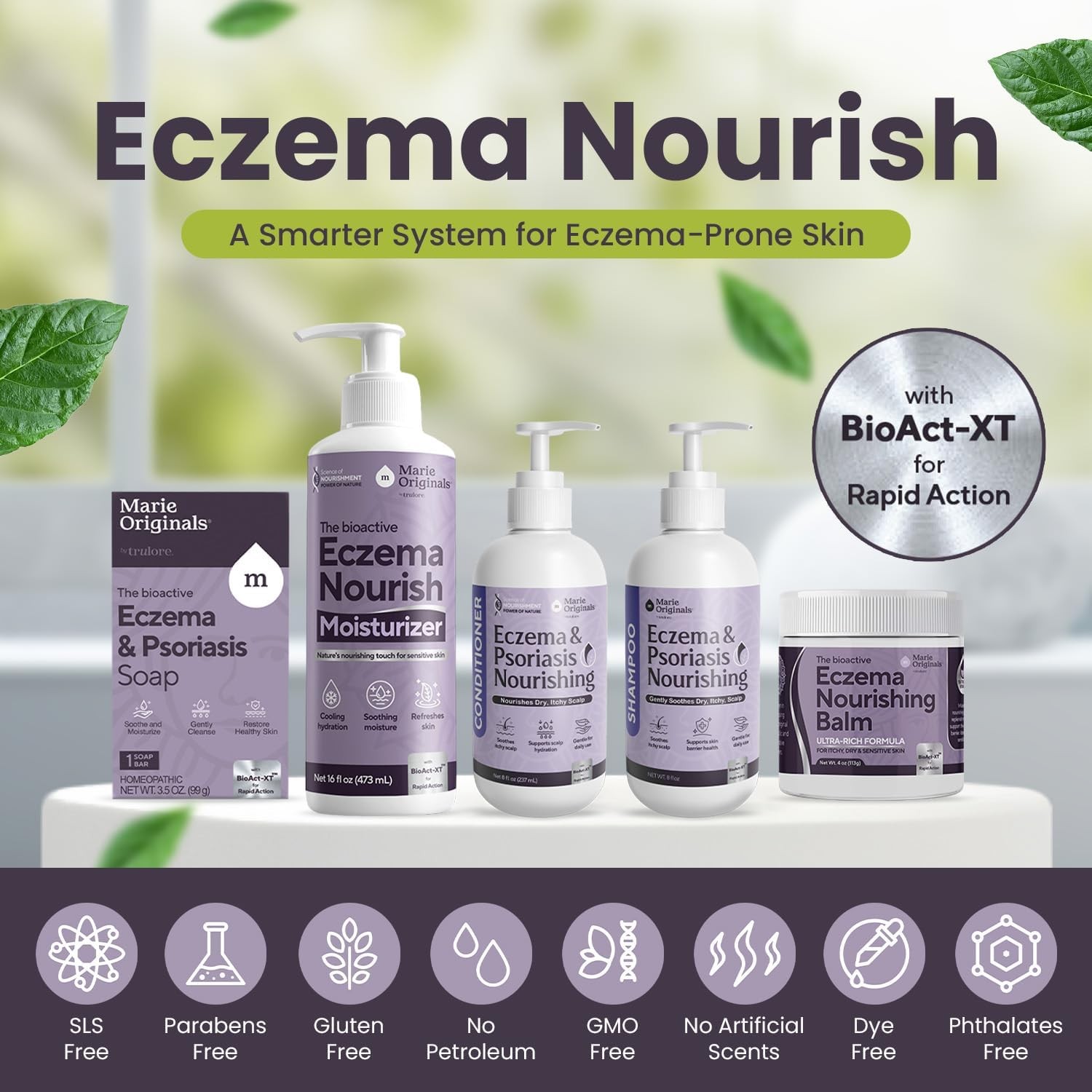 Eczema Face Soap Body Wash Bar – All Natural Psoriasis, Dermatitis Treatment for