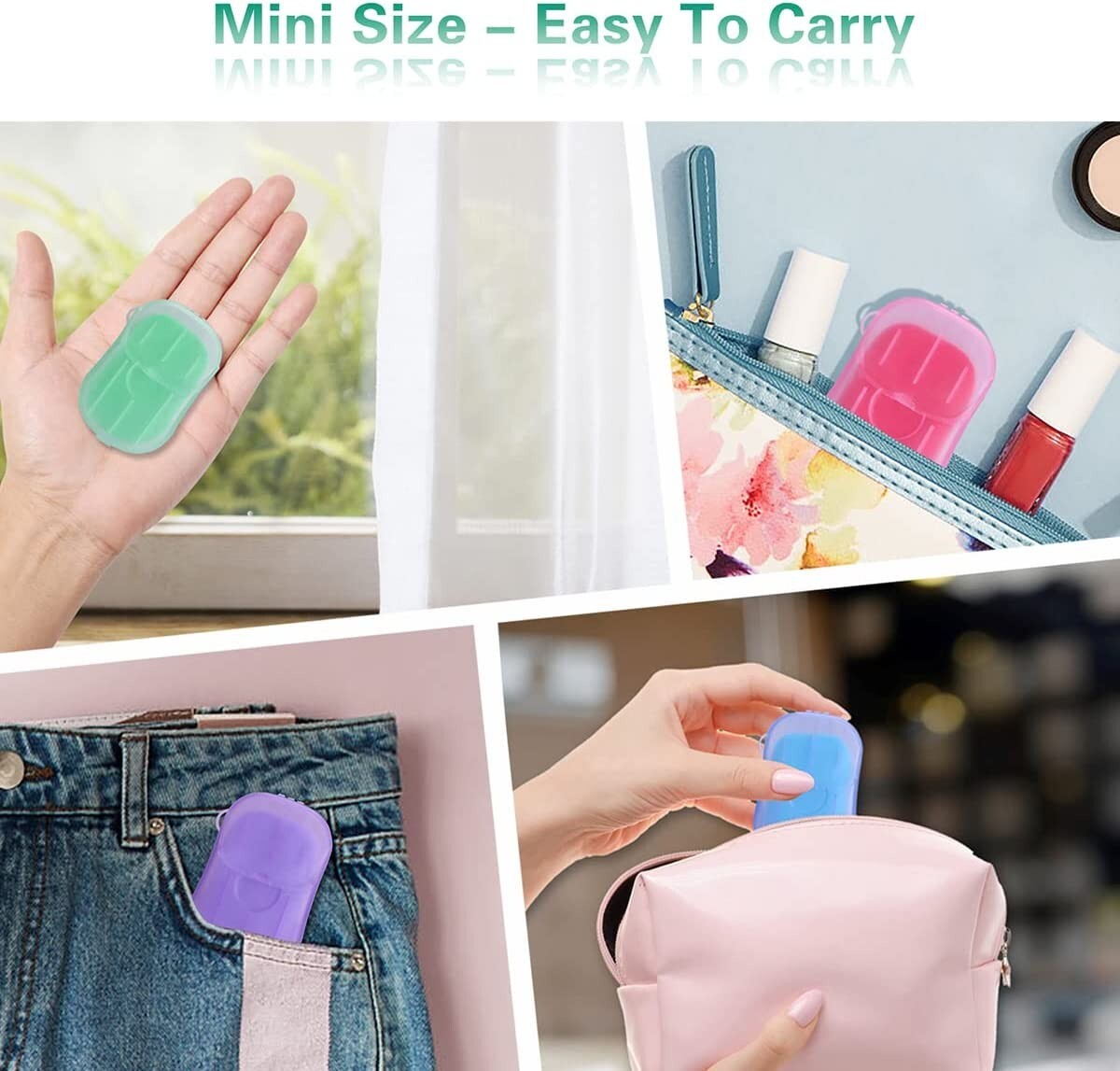 Soap Paper Sheets Portable Disposable Travel Scent Bath Slice Sheet Hand Washing