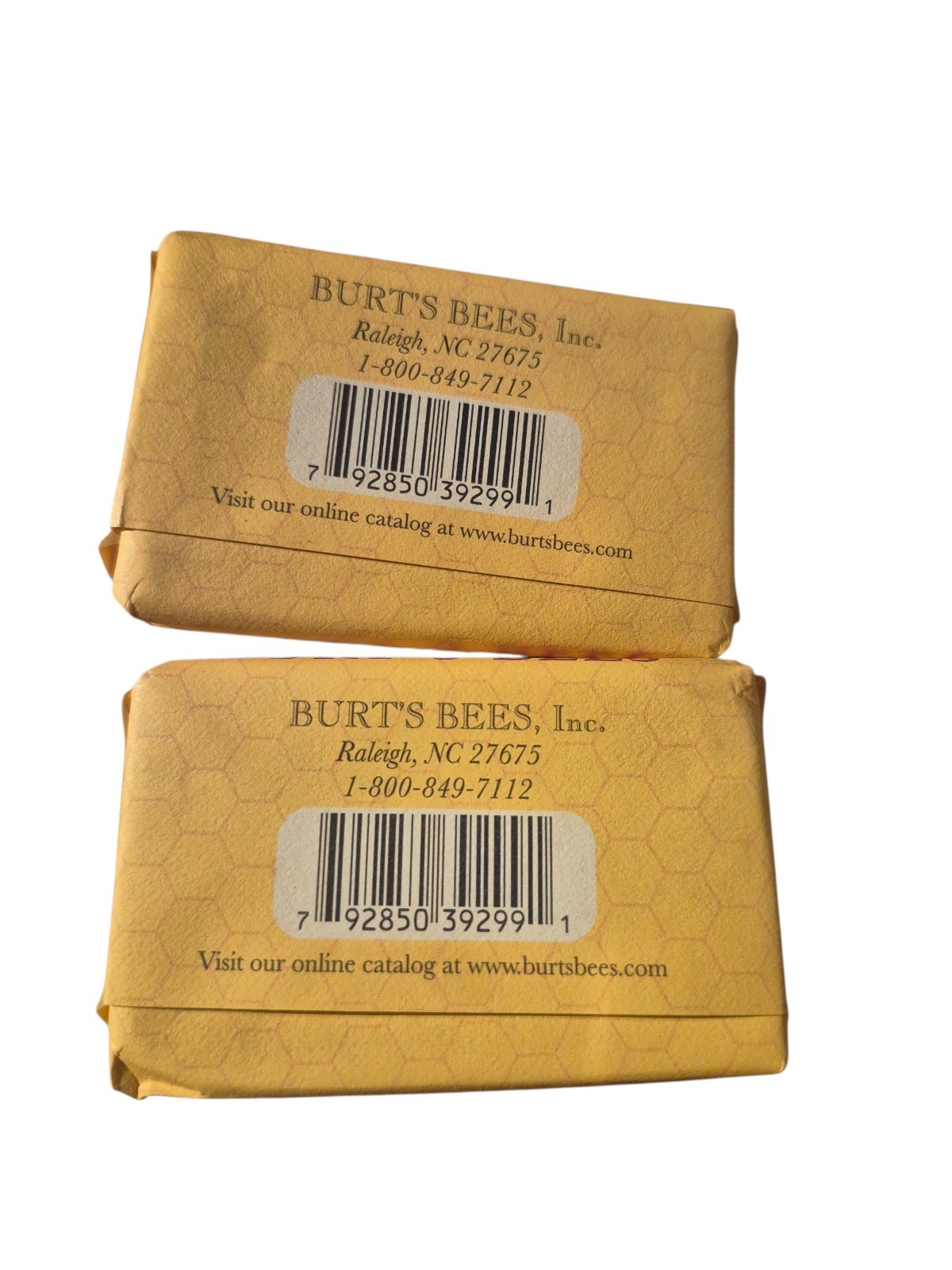 2 x Burt’s Bees Gardener’s Hand Soap 1 Oz. Bar Soaps Discontinued