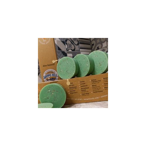 Sappo Hill Glycerine Creme Soap with Aloe Vera Extract 3.5 oz 12 ct