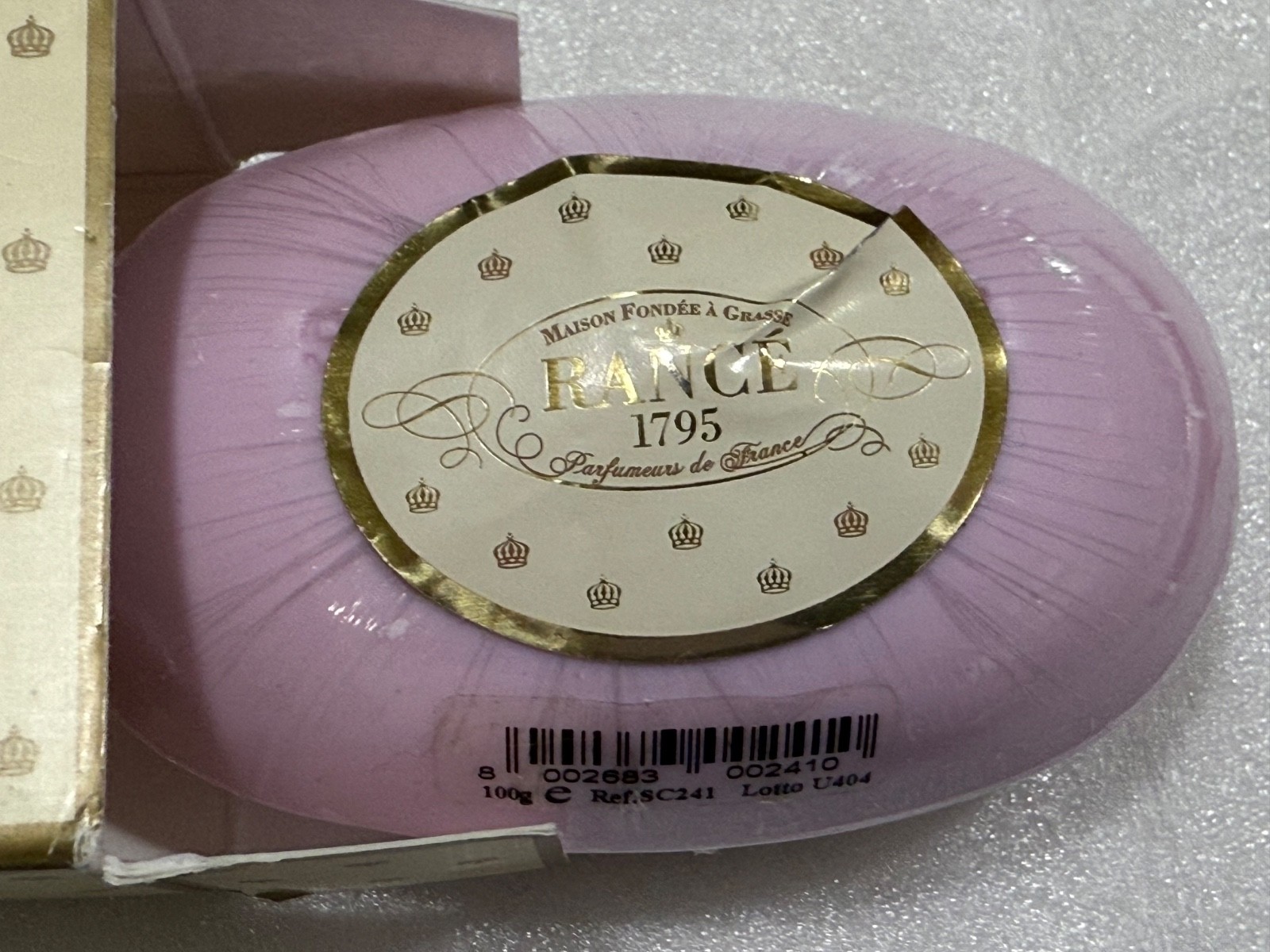 Parfumeurs Depuie Rance Olio di Rose Perfumed Bar Soap 3.5 oz Made in Italy