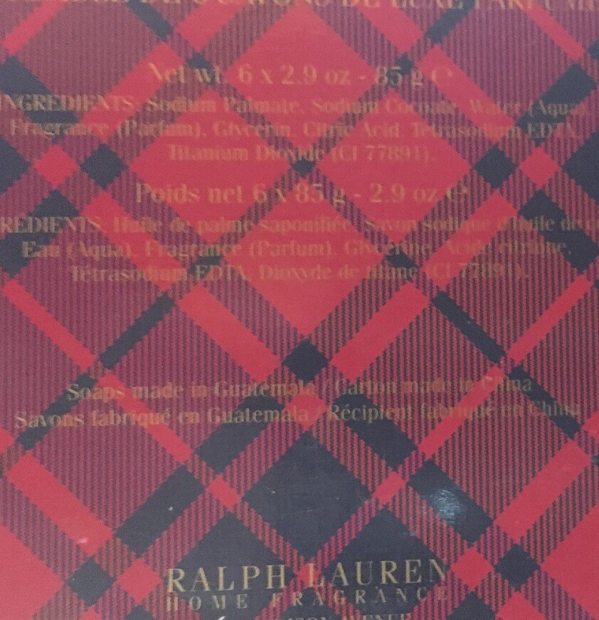 Rare Ralph Lauren Holiday Wreath Scented Luxury Soap Set 6 Guest Soaps