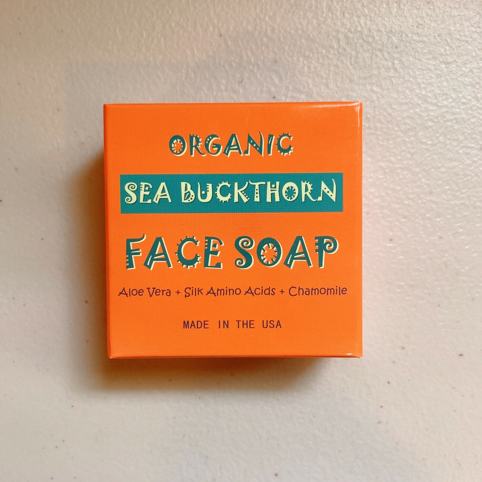 Organic SEA BUCKTHORN Organic JOJOBA Face Soap ( Unscented)