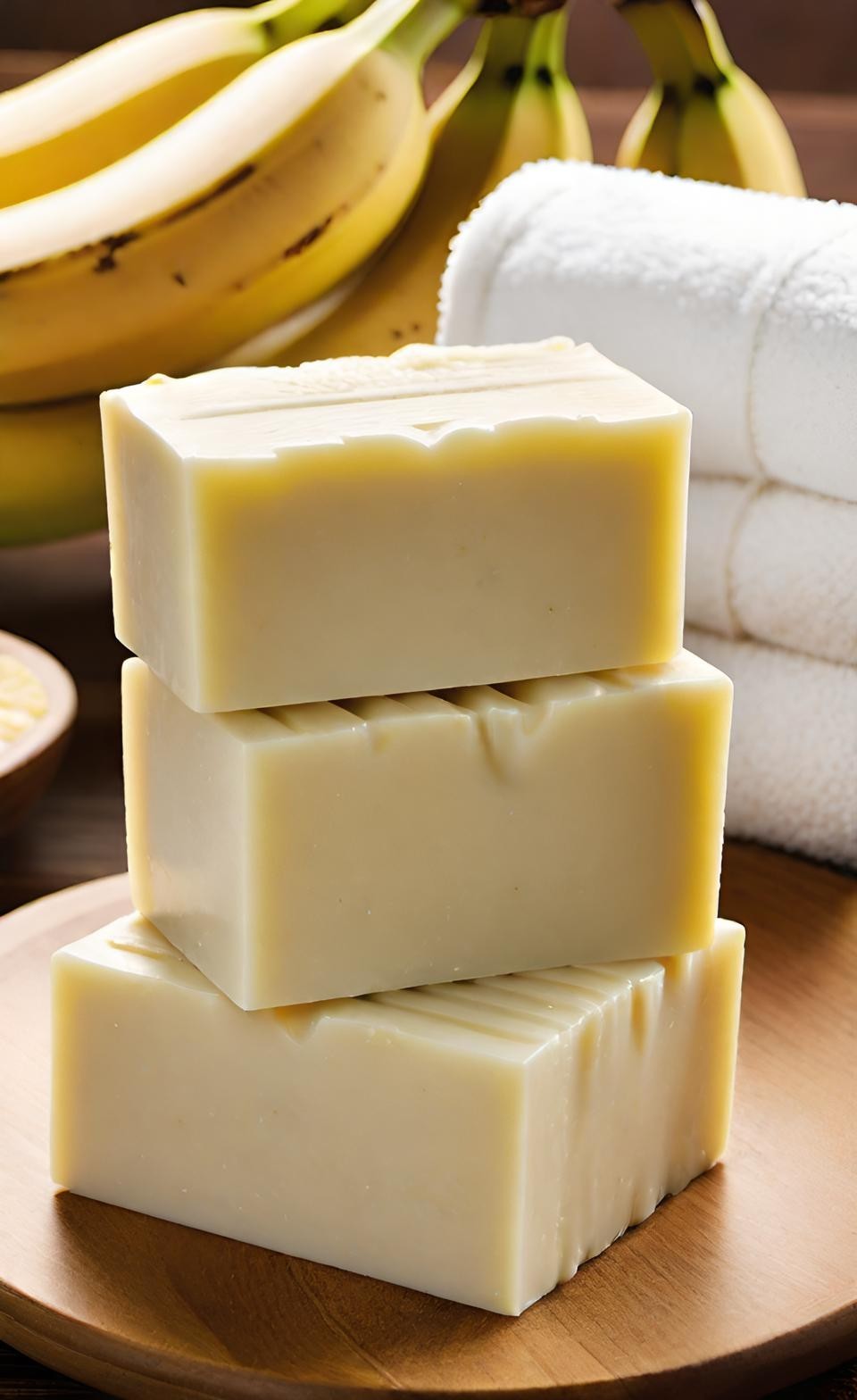Banana Handmade Organic Soap Bar Natural Oil Wonderful Scent Premium Body
