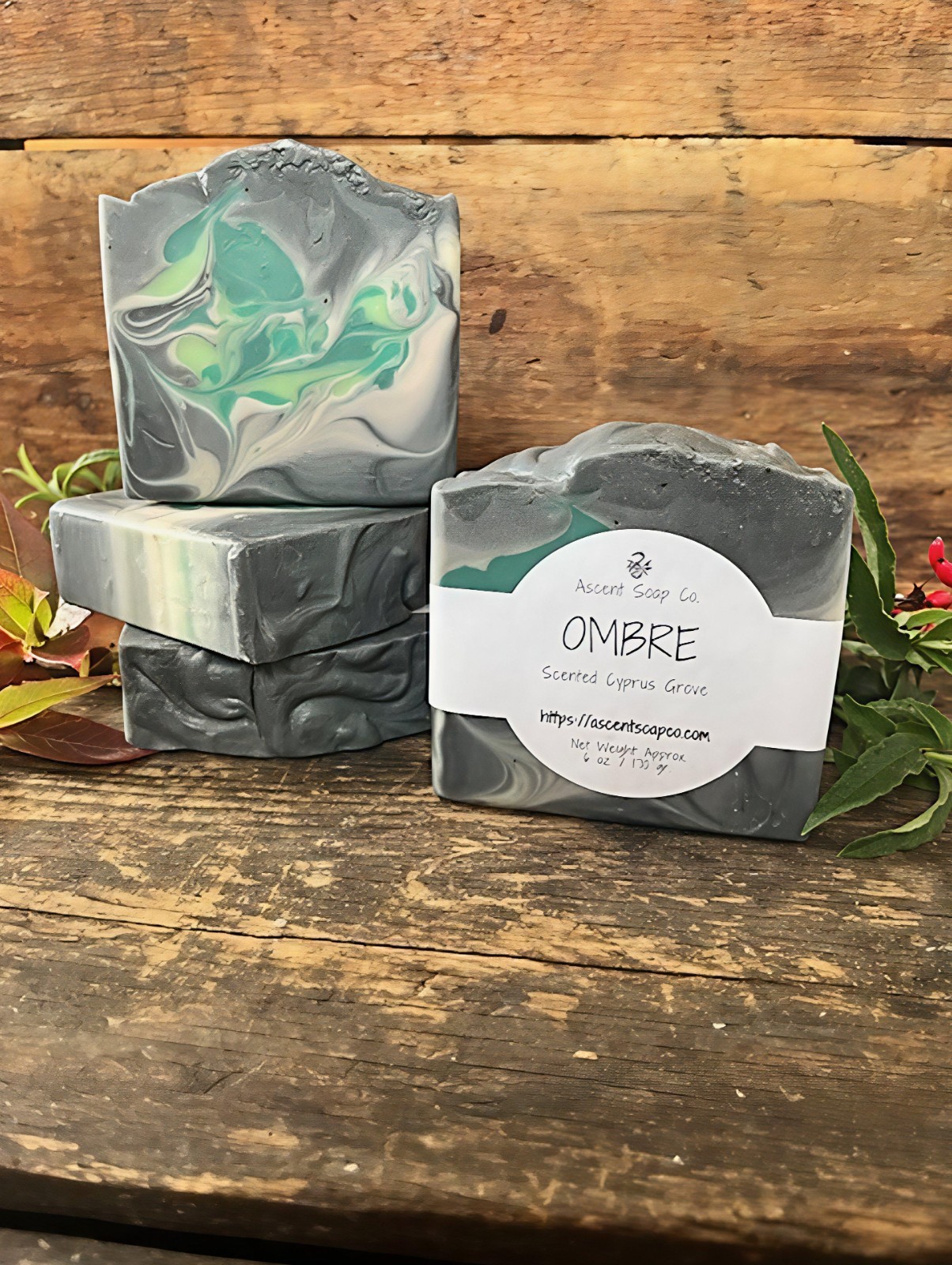 Ombre Handcrafted Artisan Soap from Ascent Soap Co.