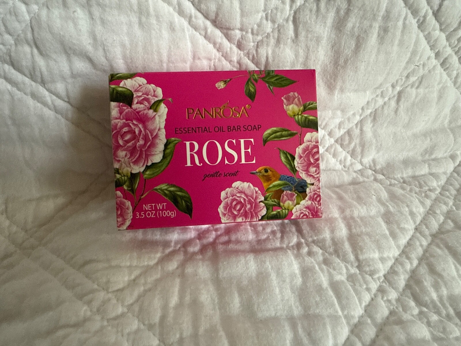 2 bars Decorative Essential oil lightly scented bar soap, 3.5oz Peony USA made