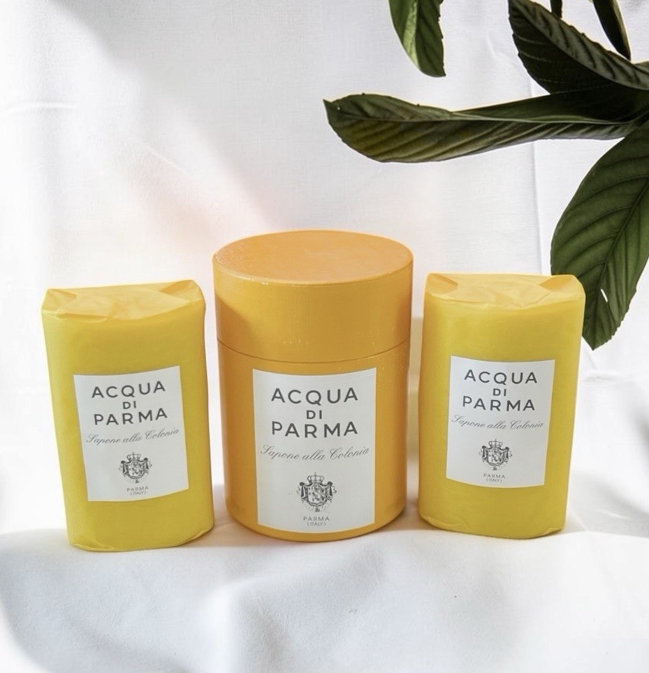 Acqua Di Parma Colonia 2 Pack Perfumed Soap & Box NEW
