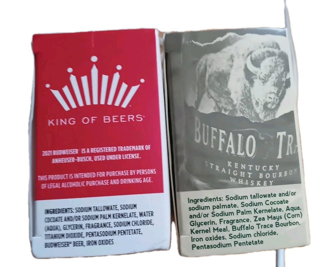 2 Duke Cannon LARGE 10oz Bars – Buffalo Trace Oak Barrel & Cedar Scent. (A11)