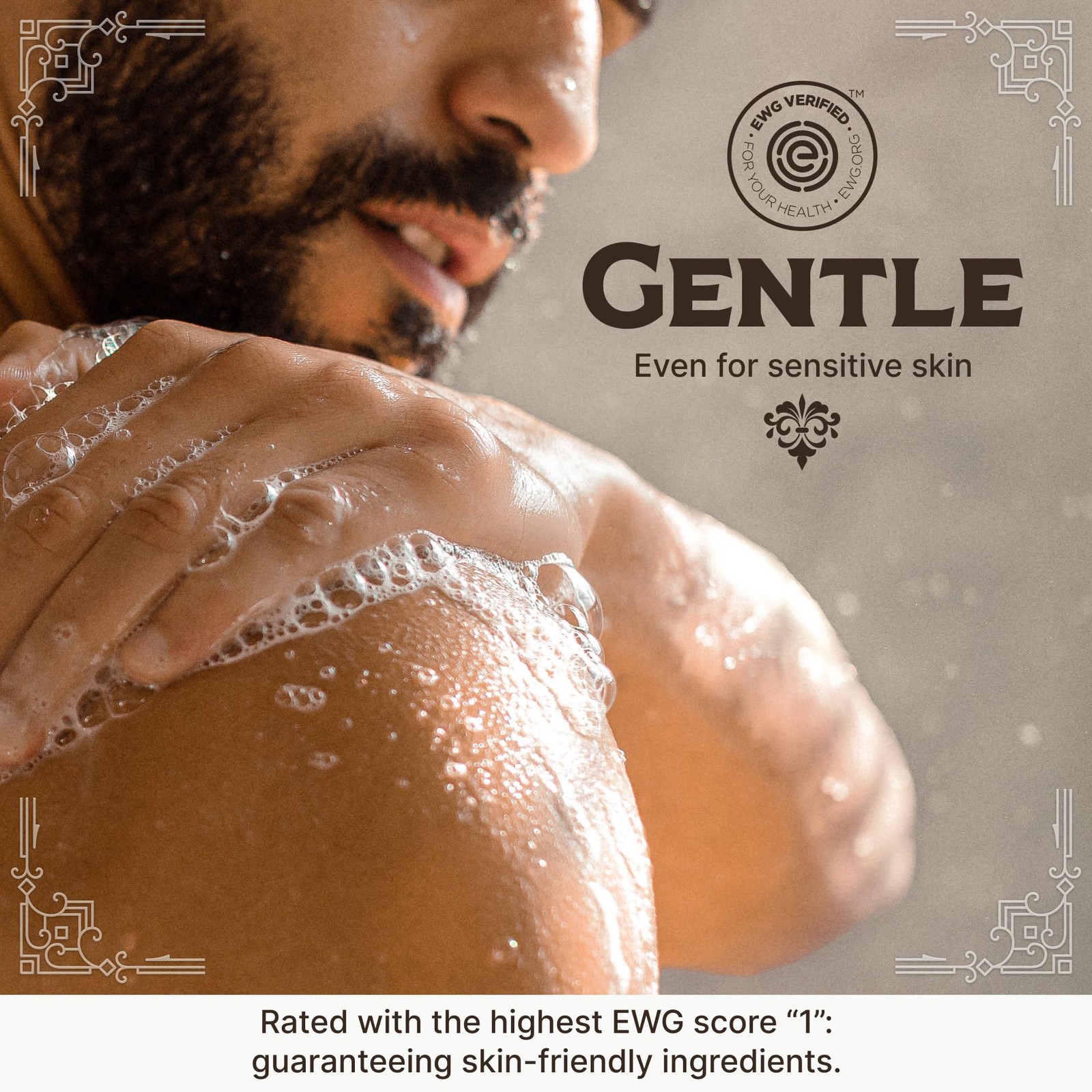 Castile Liquid Body Wash for Sensitive Skin – Natural Shampoo for Men with Ol…