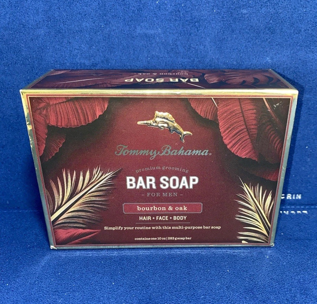 Tommy Bahama Face, Body & Hair Soap Bar for Men 10oz New In Box