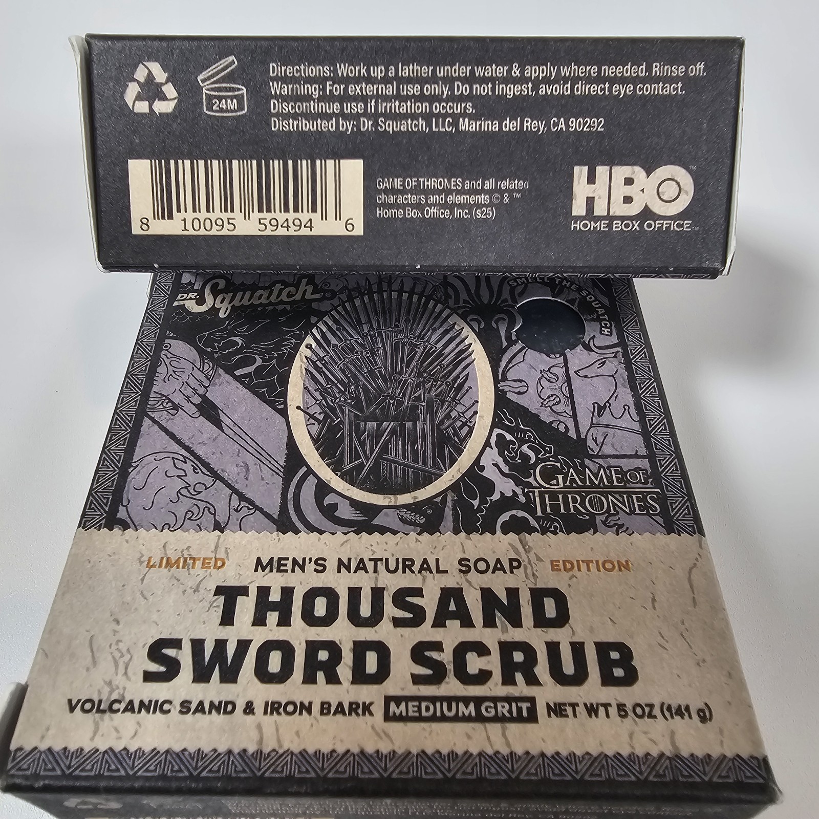 Dr. Squatch Game Of Thrones Bricks SET OF 3 Limited Edition New HBO Soap