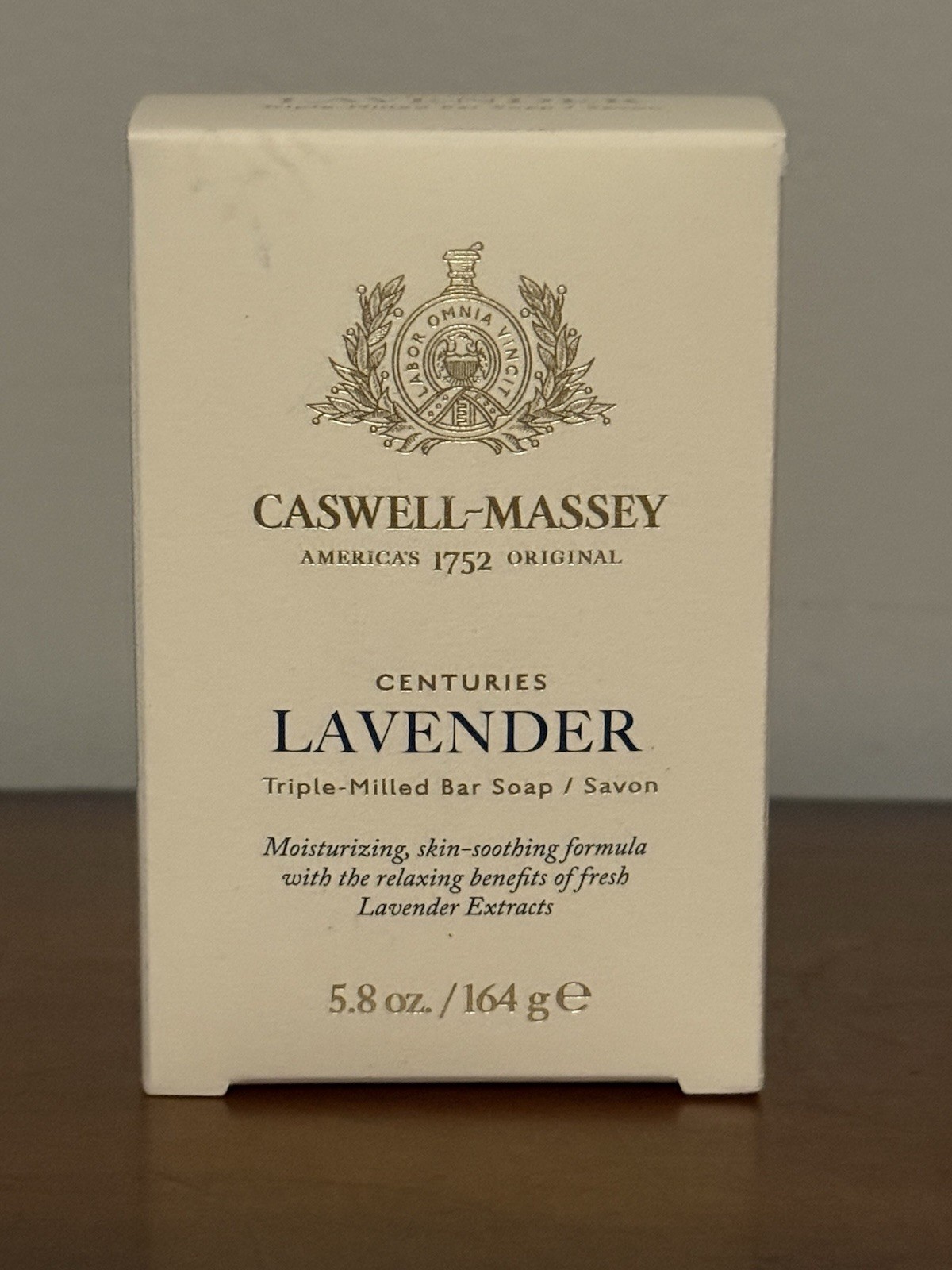 Caswell Massey Centuries Lavender Triple Milled Single Bar Soap 5.8oz NEW