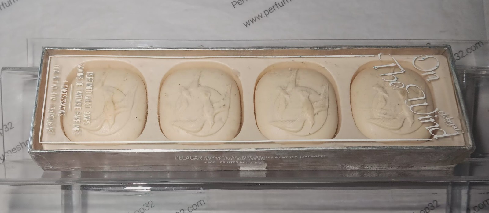 On the wind Delagar perfumed soaps 4 28.25 gms each