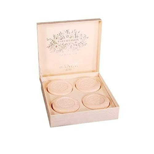 Rance 1795, Geranium Coffret, Luxury Boxed Set of 4 French Perfumed Soaps, NEW