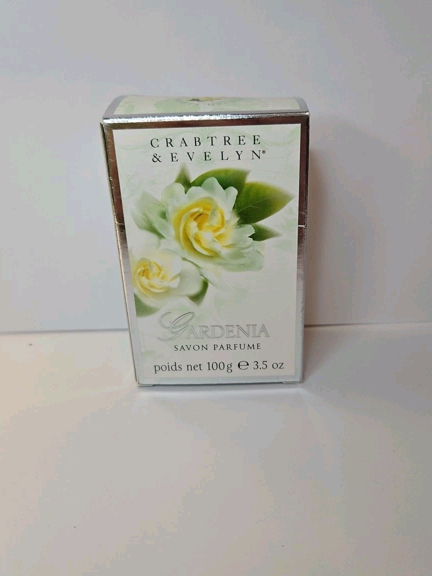 Crabtree & Evelyn GARDENIA 3.5 oz perfumed soap bar RARE England HTF