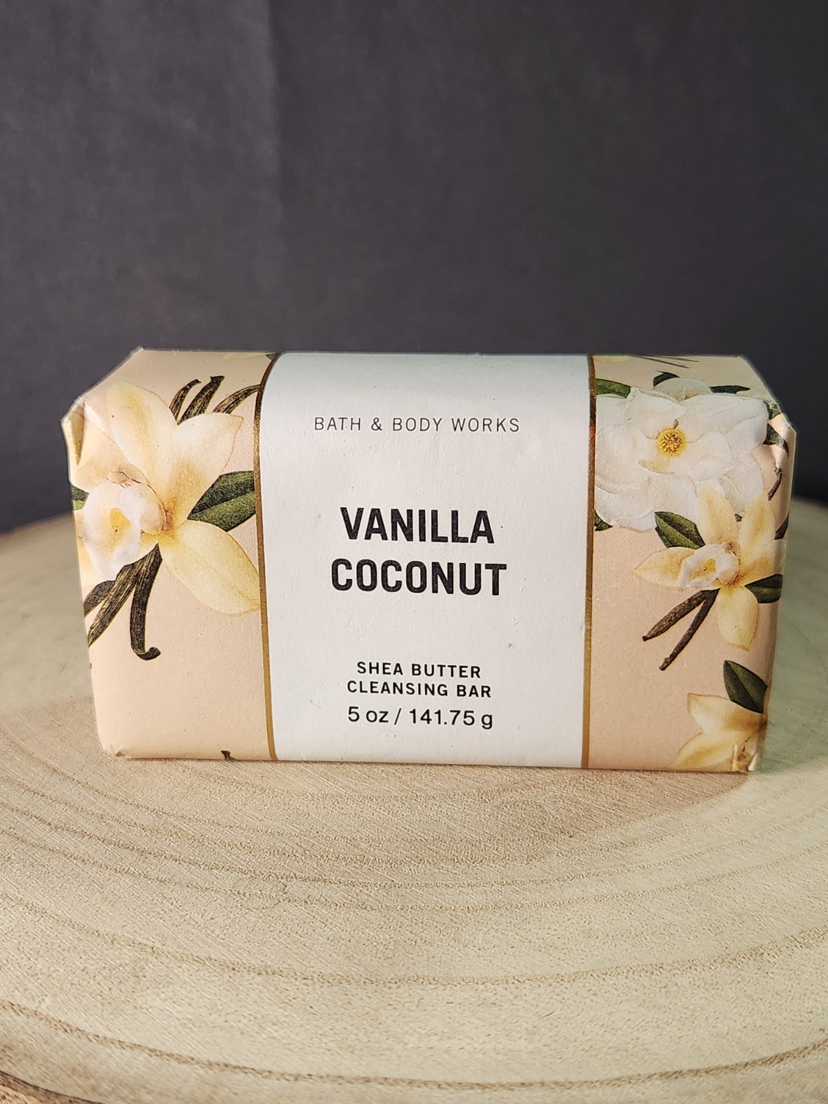 Bath & Body Works ~ VANILLA COCONUT ~ Shea Butter Cleansing Bar 5 oz