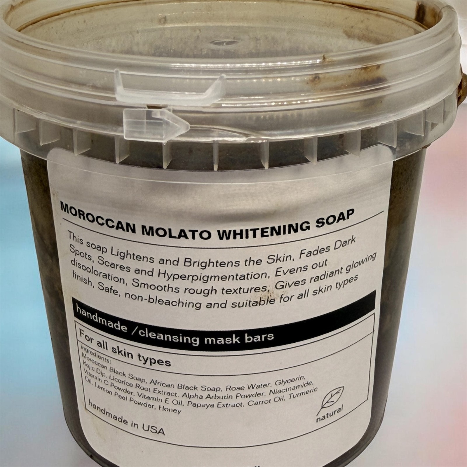 Covenant Luxe Whitening MOLATO Black Soap 1000ml – 1pc