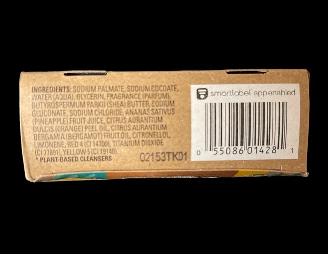Vegan Bar Soap By Beloved Pineapple & Papaya, 98% Natural. 4.0oz Clearance Sale