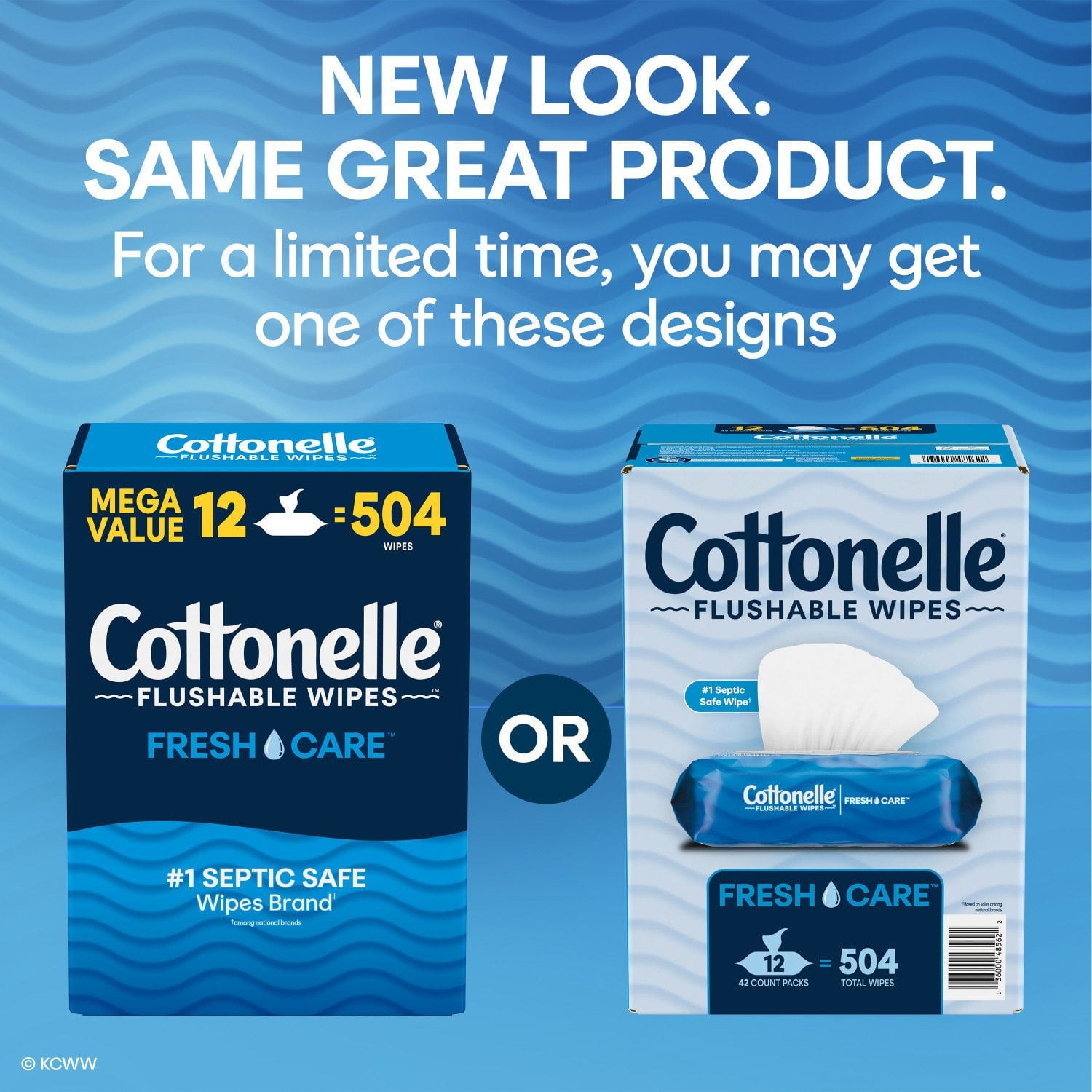 Cottonelle Flushable Wet Wipes, 12 Flip-Top Packs (42 wipes/pk., 12 pk.)