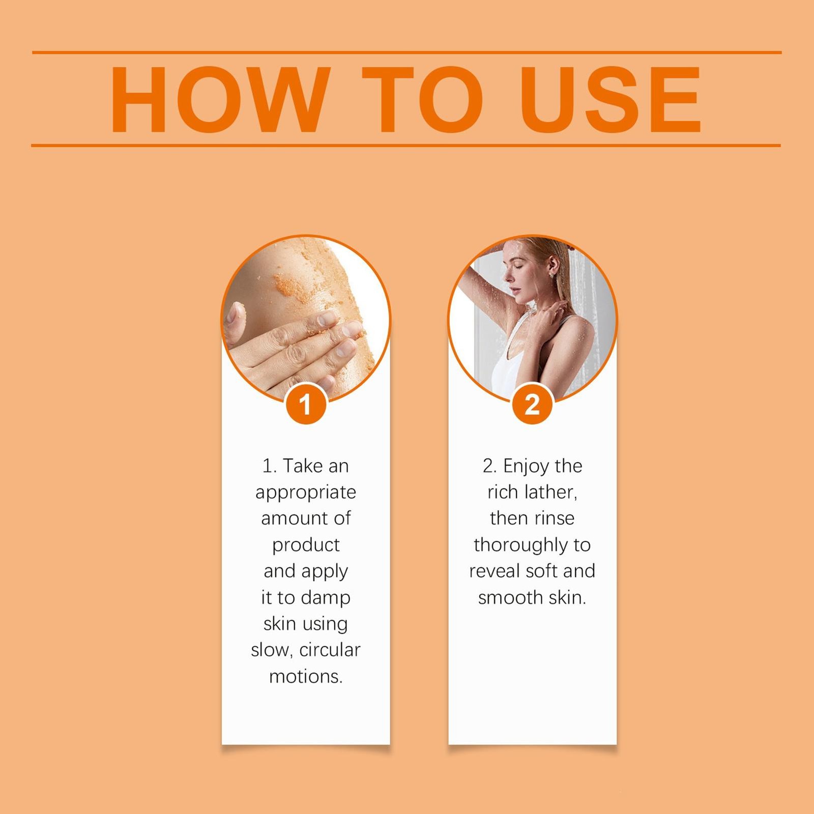 Turmeric Orange Vitamin C Body Wash Mattifying Scrub 100ml Deep Cleansing Liquid