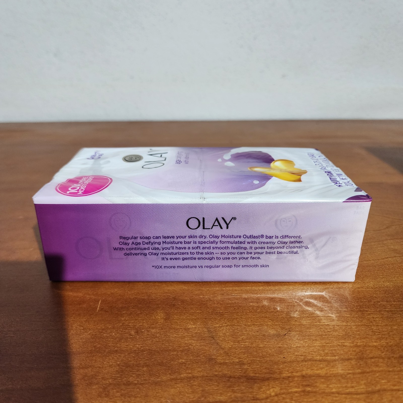 LOT (5) OLAY AGE DEFY BEAUTY BAR SOAP 10X MOISTURIZER VITAMIN E 3.75 OZ 30 BARS
