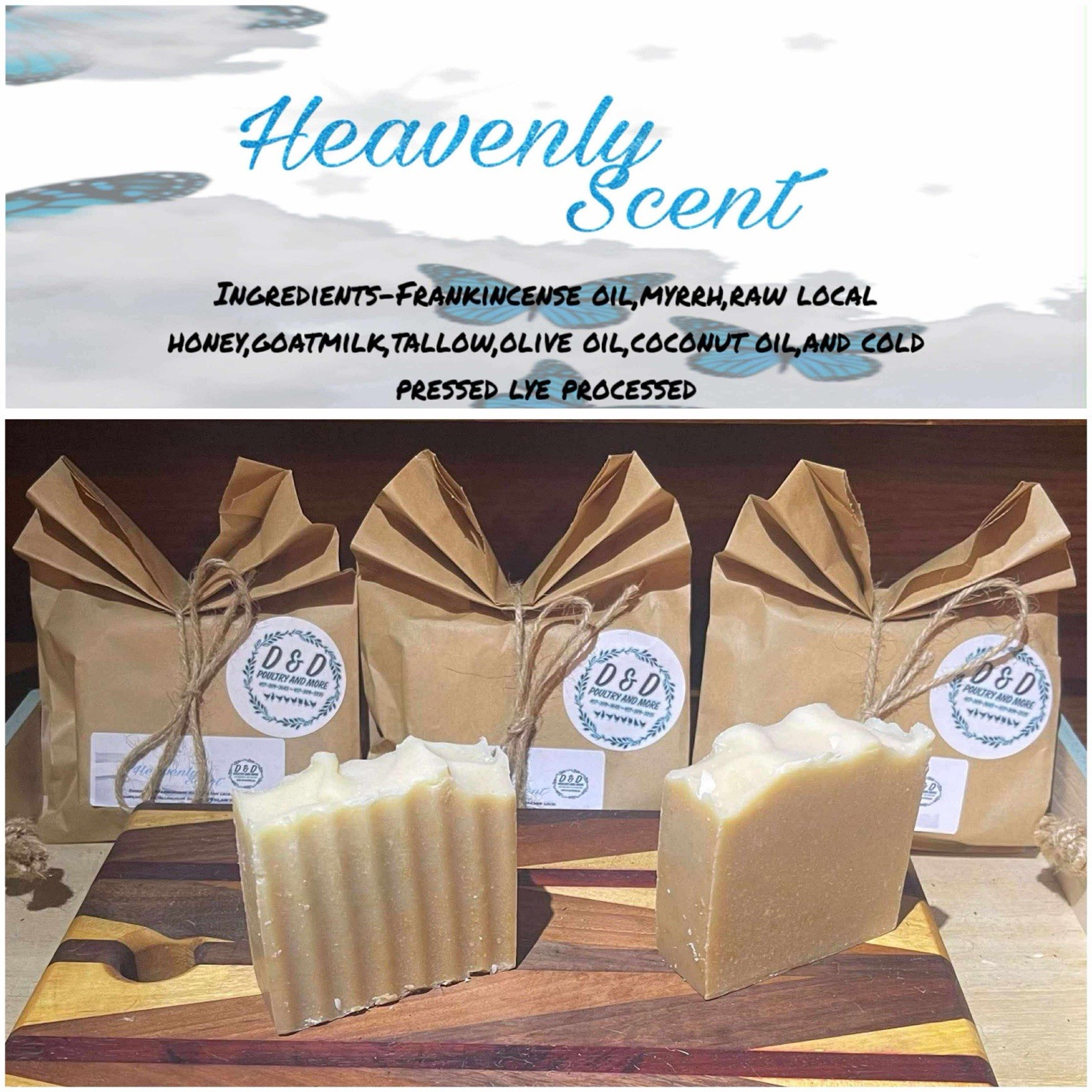 All Natural Goat Milk Soap With Tallow And Other Natural Products
