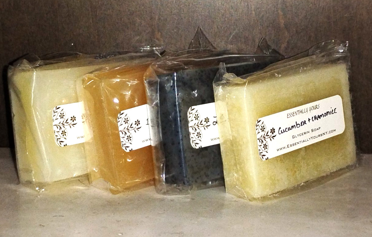 Glycerin or Goat’s Milk Soap, Essential Oil Infused Herbal Extract Custom Scent