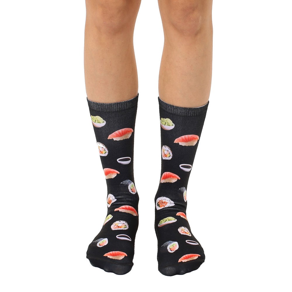 Living Royal Raw Sushi Crew Socks 1 Pair Brand New
