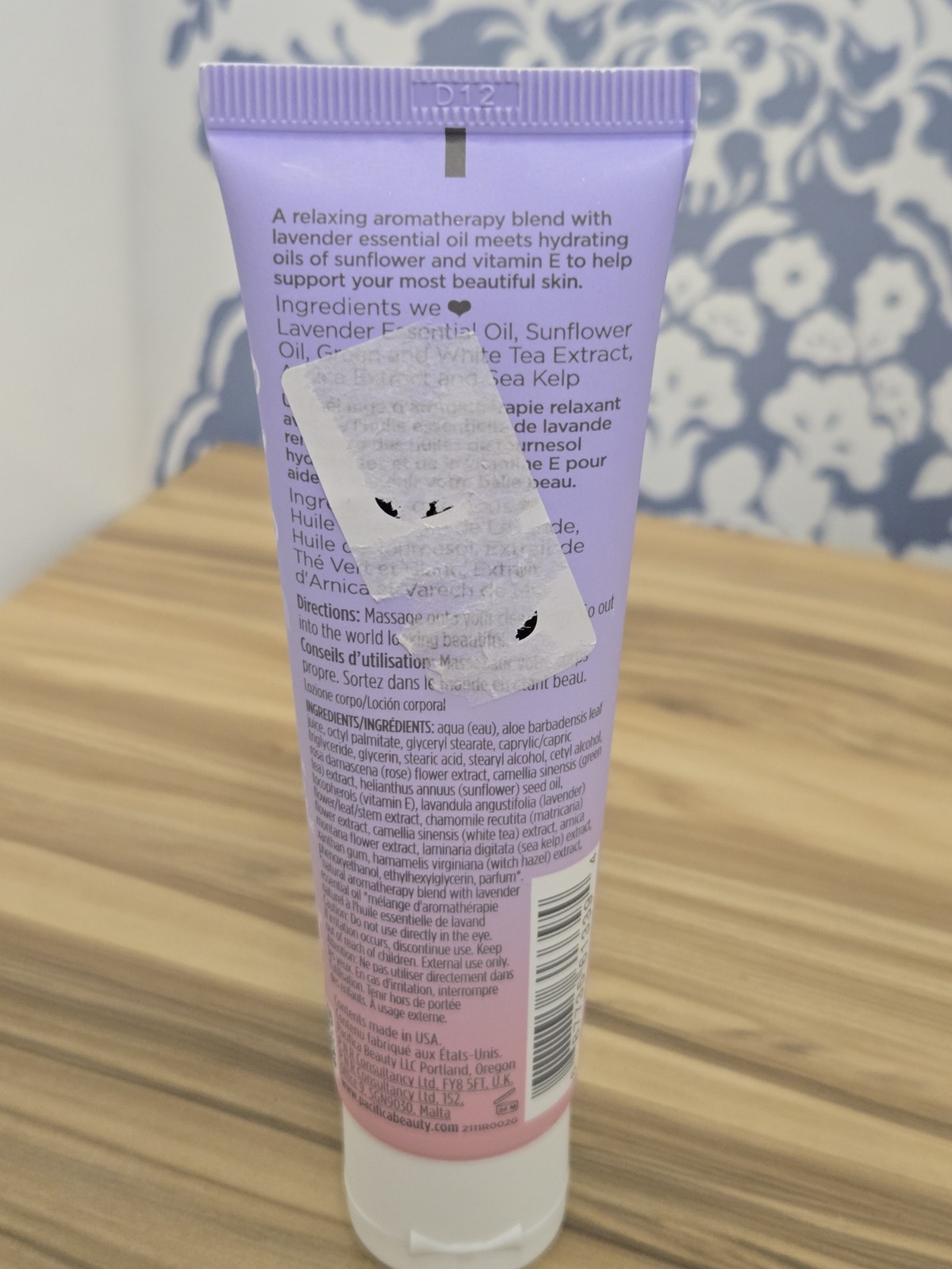 Pacifica Lavender Moon Rose & Chamomile Body Lotion – 5 fl oz 100% Vegan