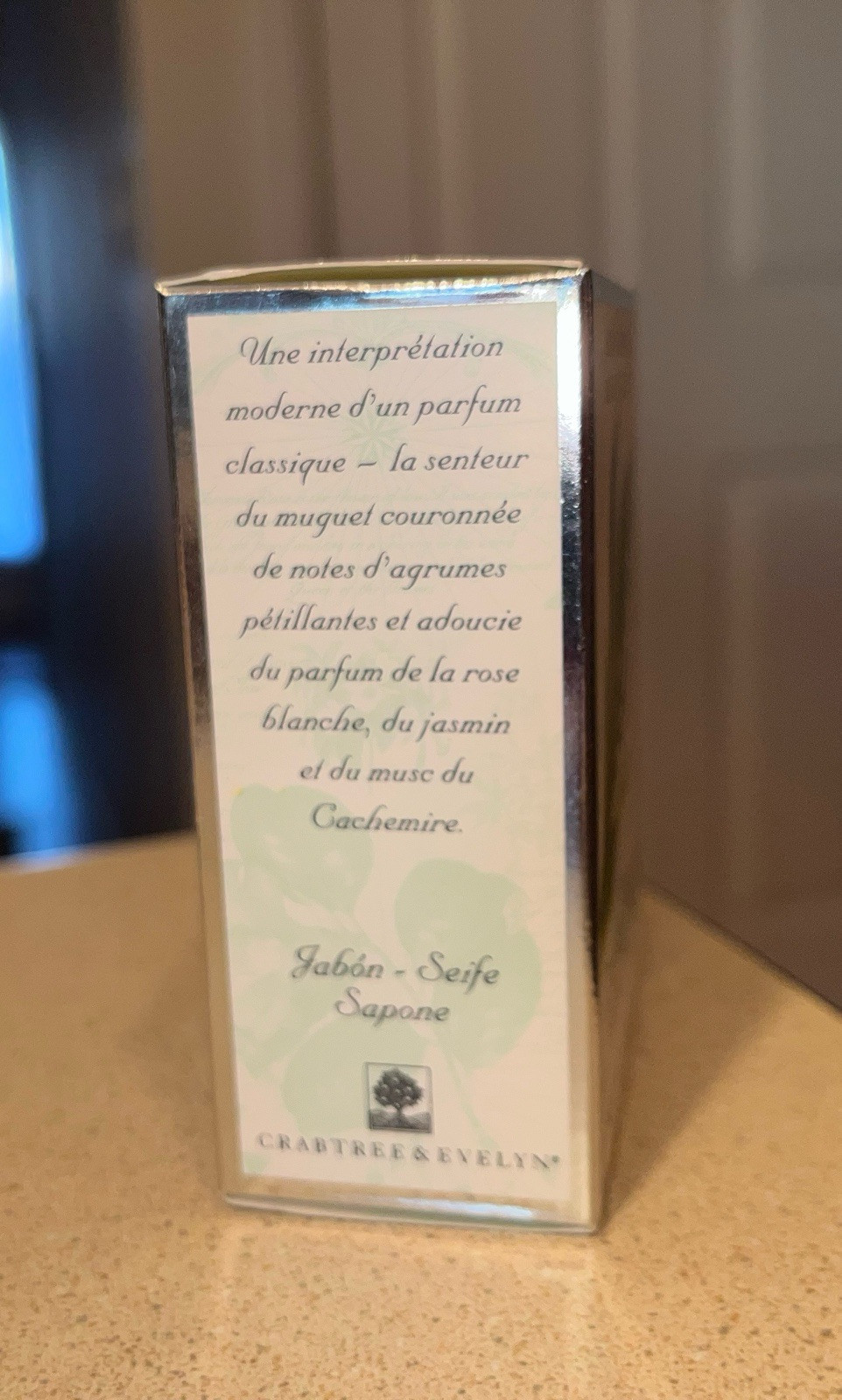 Vintage Crabtree Evelyn Bar Soap 3.5 oz Lily of the Valley In Box New