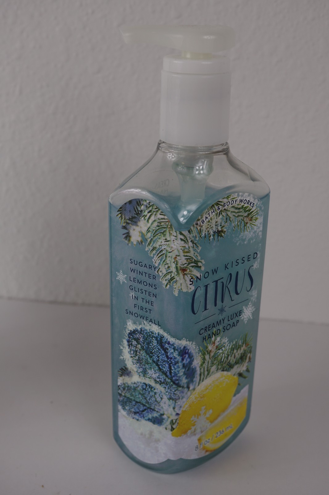 X 3 BATH & BODY WORKS SNOW KISSED CITRUS CREAMY LUXE GEL HAND SOAP
