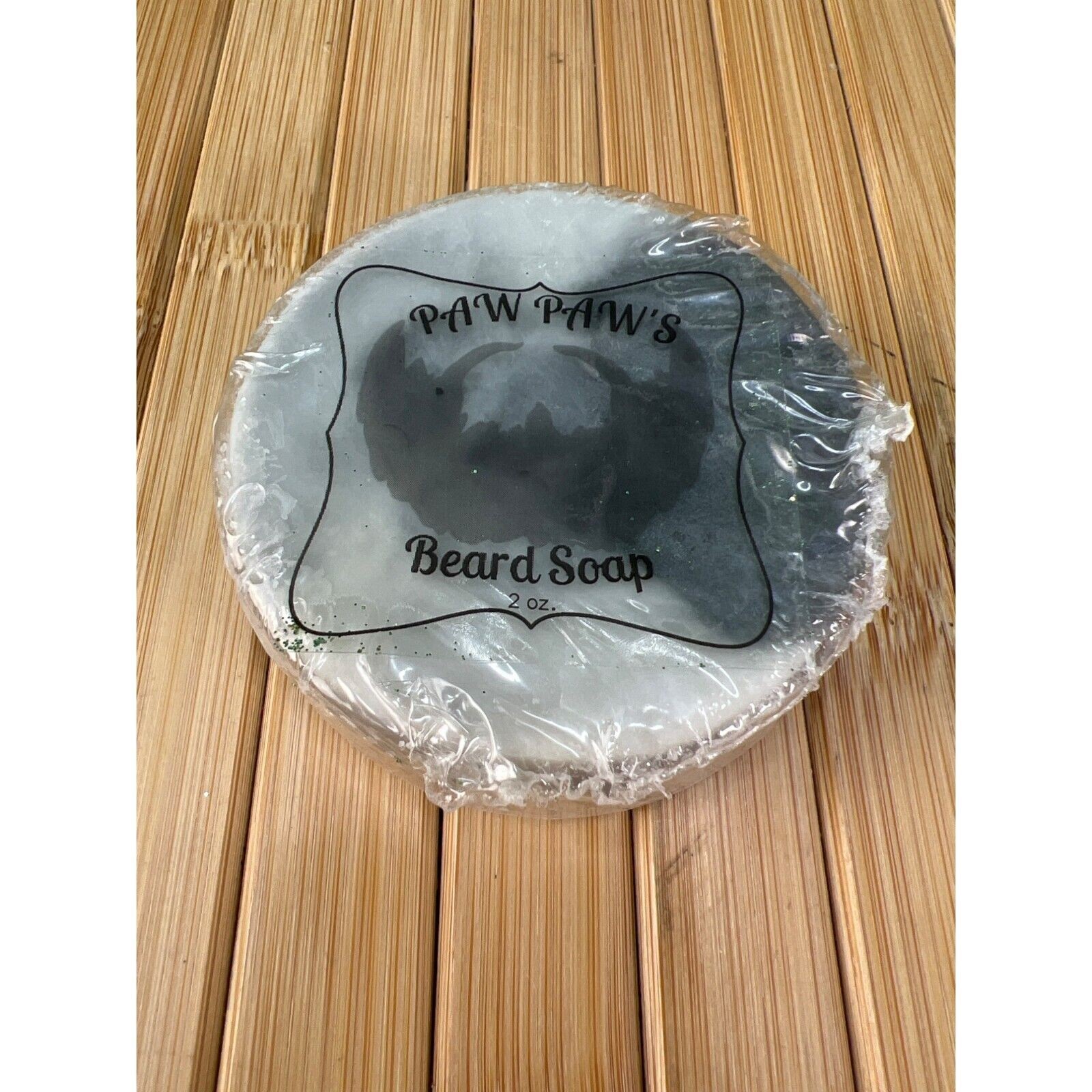Mens Paw’s Beard Soap Fathers Day Gift New Teakwood Mahogany Gift Dad Grandpa