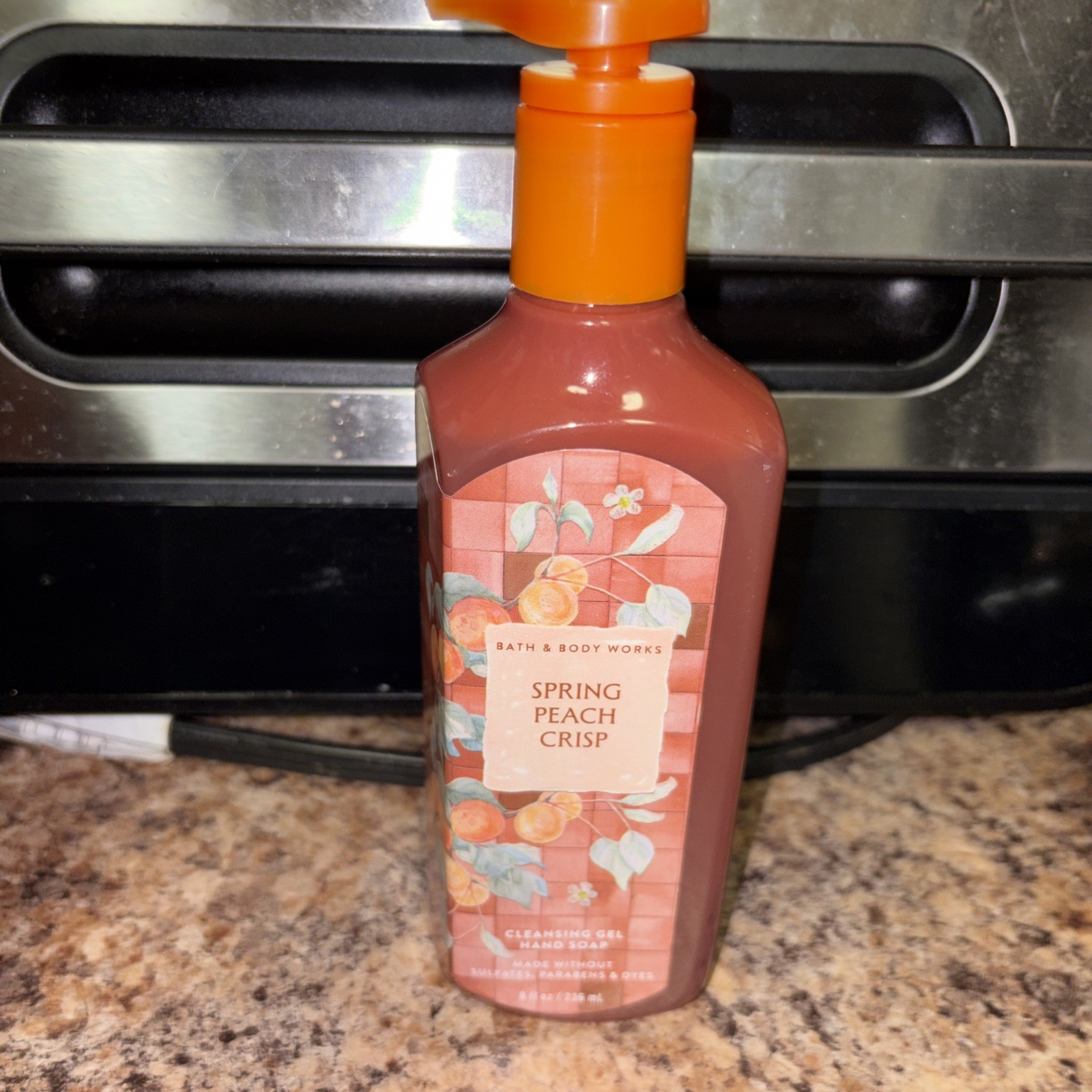 Bath & Body Works Cleansing Gel Hand Soap SPRING PEACH CRISP
