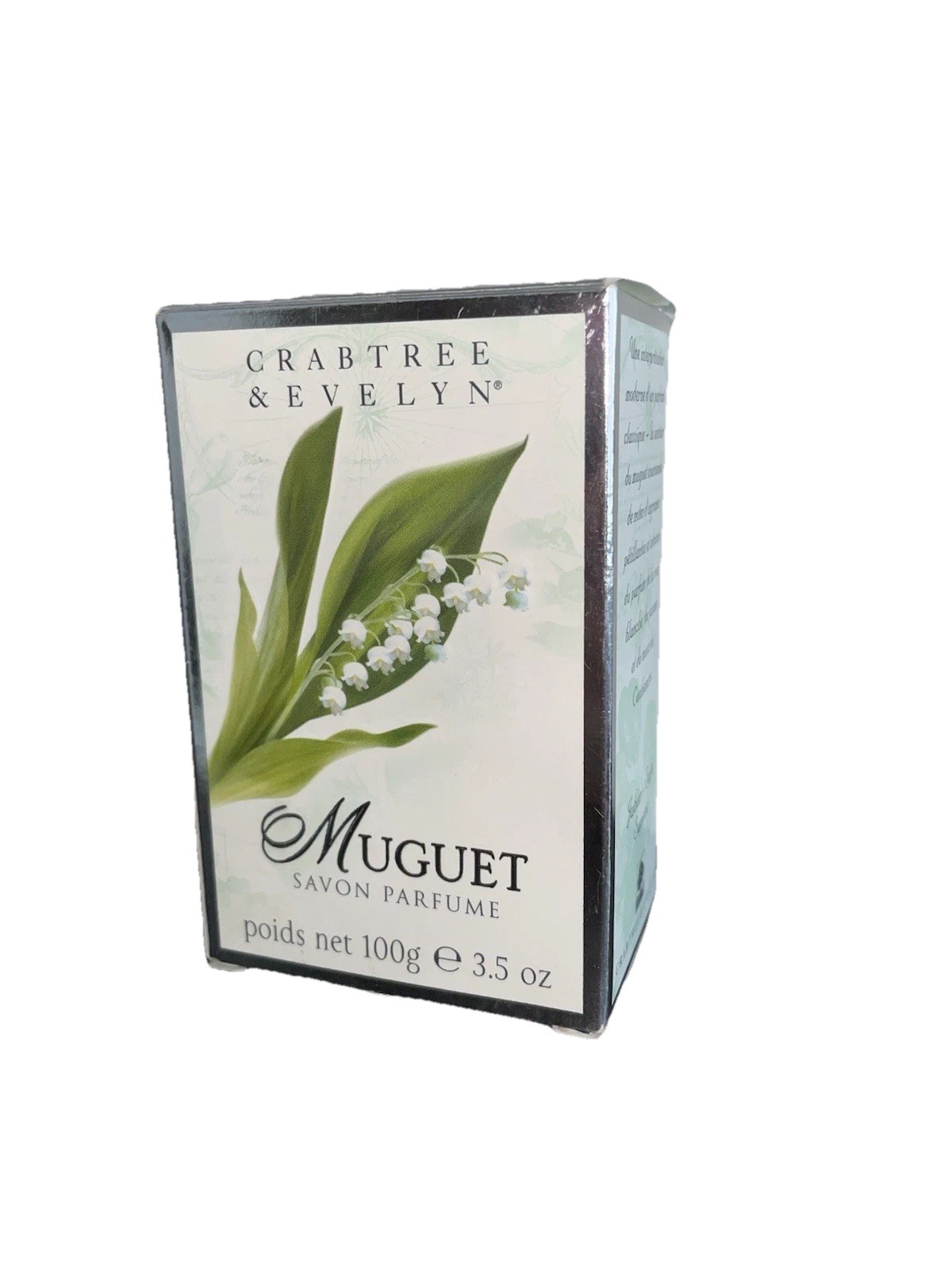 Lily Of The Valley Muguet Perfumed Bath Bar Soap Crabtree Evelyn Vintage 3.5 oz