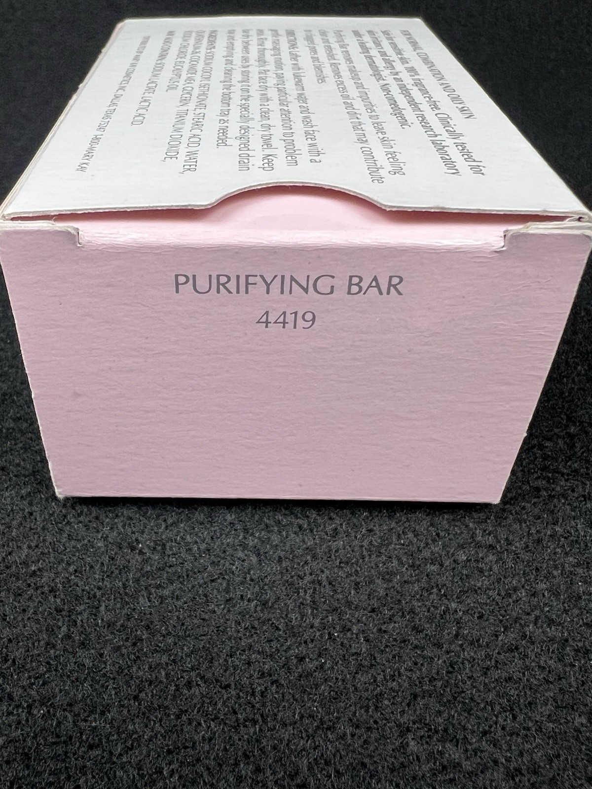 Mary Kay Purifying Bar Fragrance-Free 4.2 oz w/ Soap Dish/Case MPN 4419 Sealed