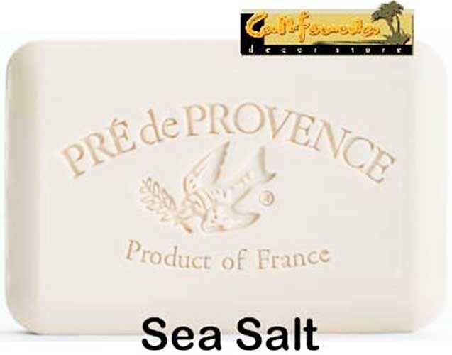 Pre de Provence SEA SALT Case 12 x 250 gram French Soap Bath Shower Bars Natural