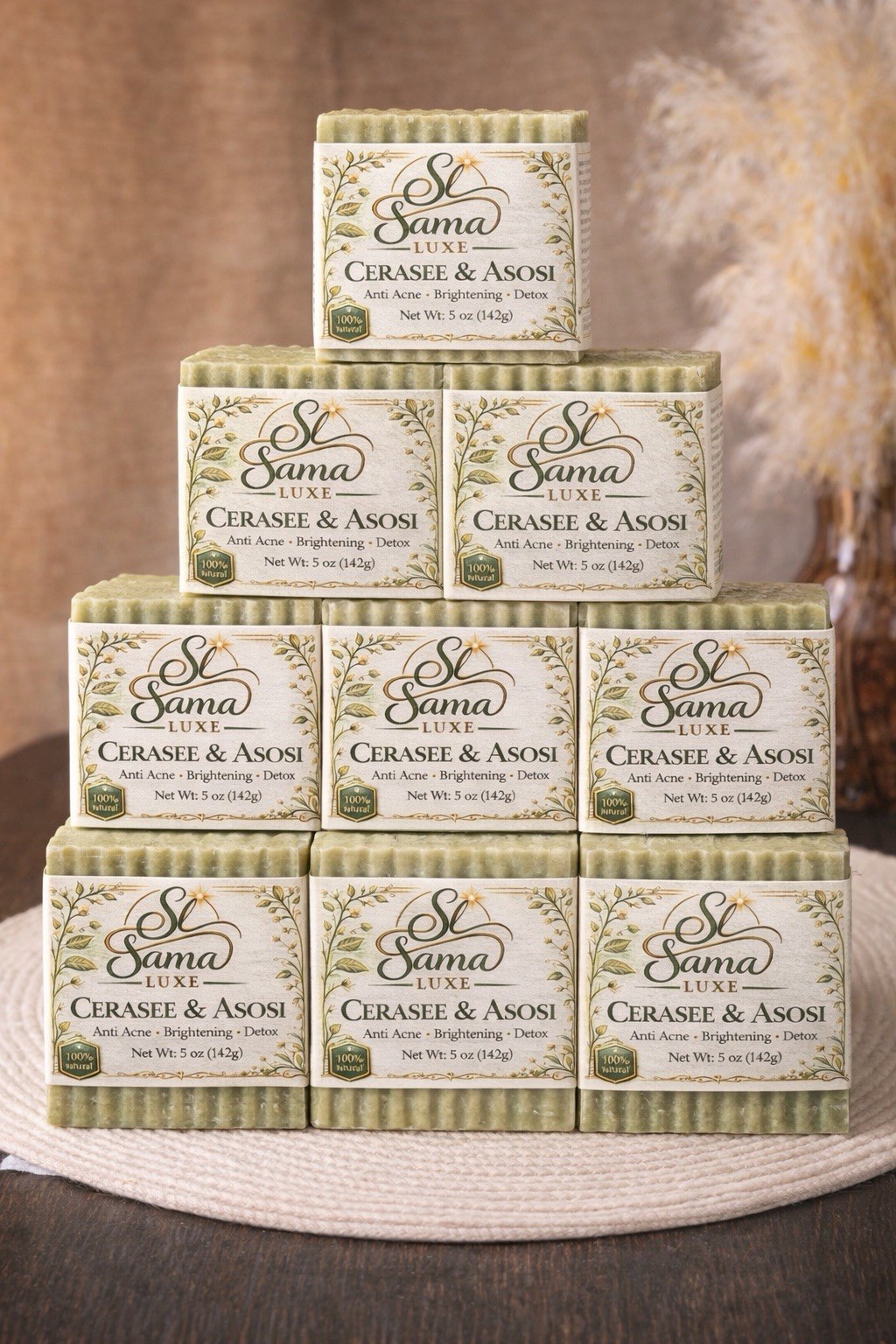 Cerasee Anti Acne Brightening Detox Body Bar Soap 5oz -Sama Luxe