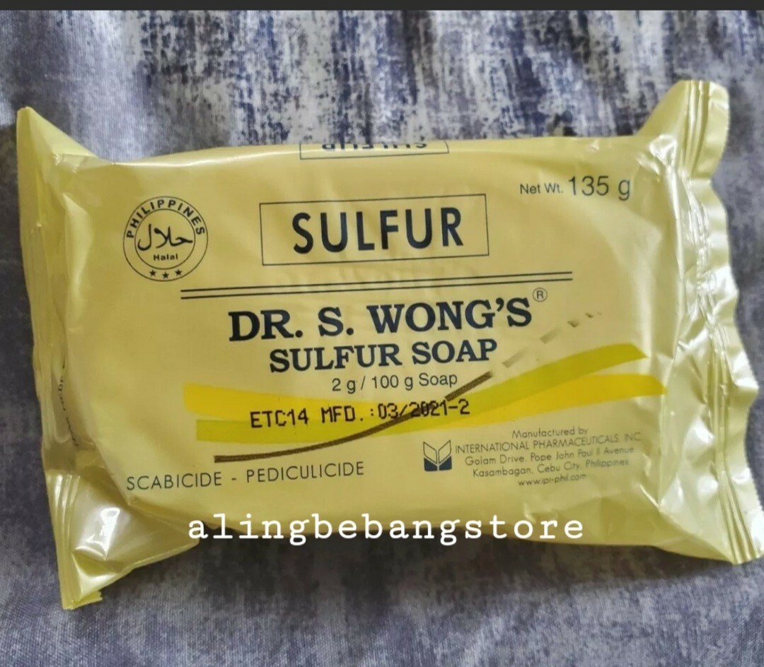 Dr S Wong’s Sulfur Soap 135g GERMICIDE-FUNGICIDE-PARASITICIDE SHIP SAME DAY