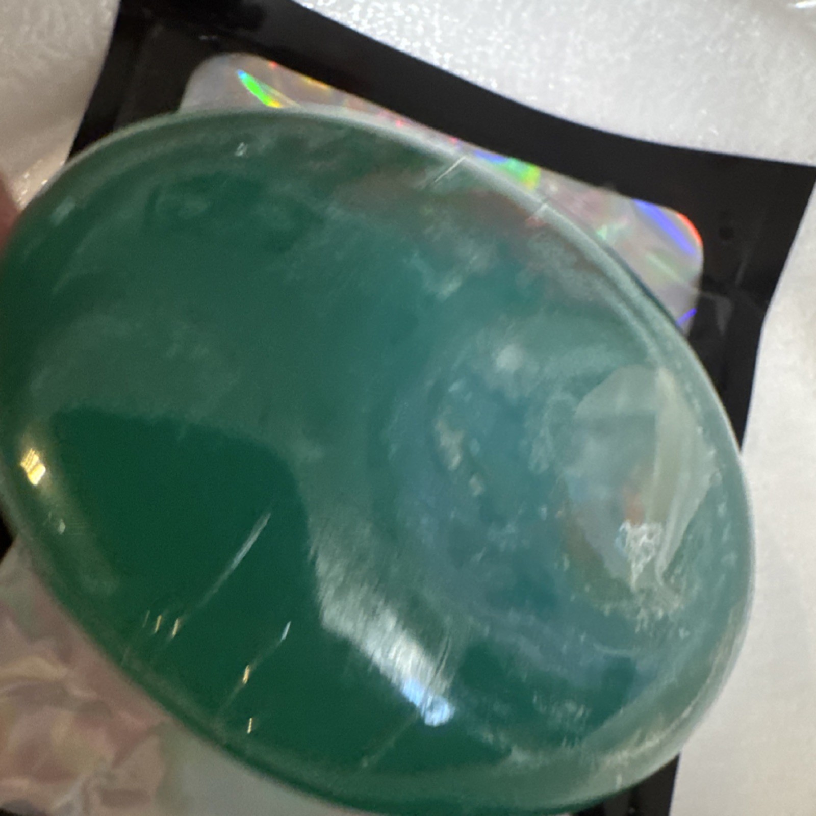 Handmade Green Oval Body Bar Soap for Body & Hands Unisex Bath Shower Cleansing