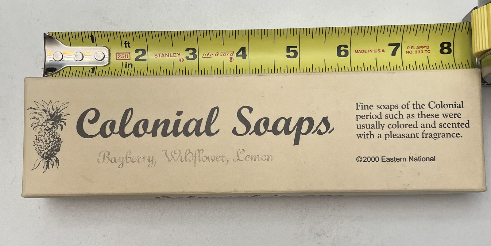 Colonial Soaps Set of 3 Bayberry Wildflower Lemon, Eastern National Made in USA