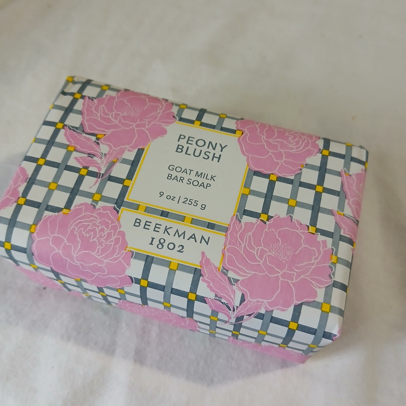 Beekman 1802 PEONY BLUSH 9 oz goat milk soap Made in the USA NEW