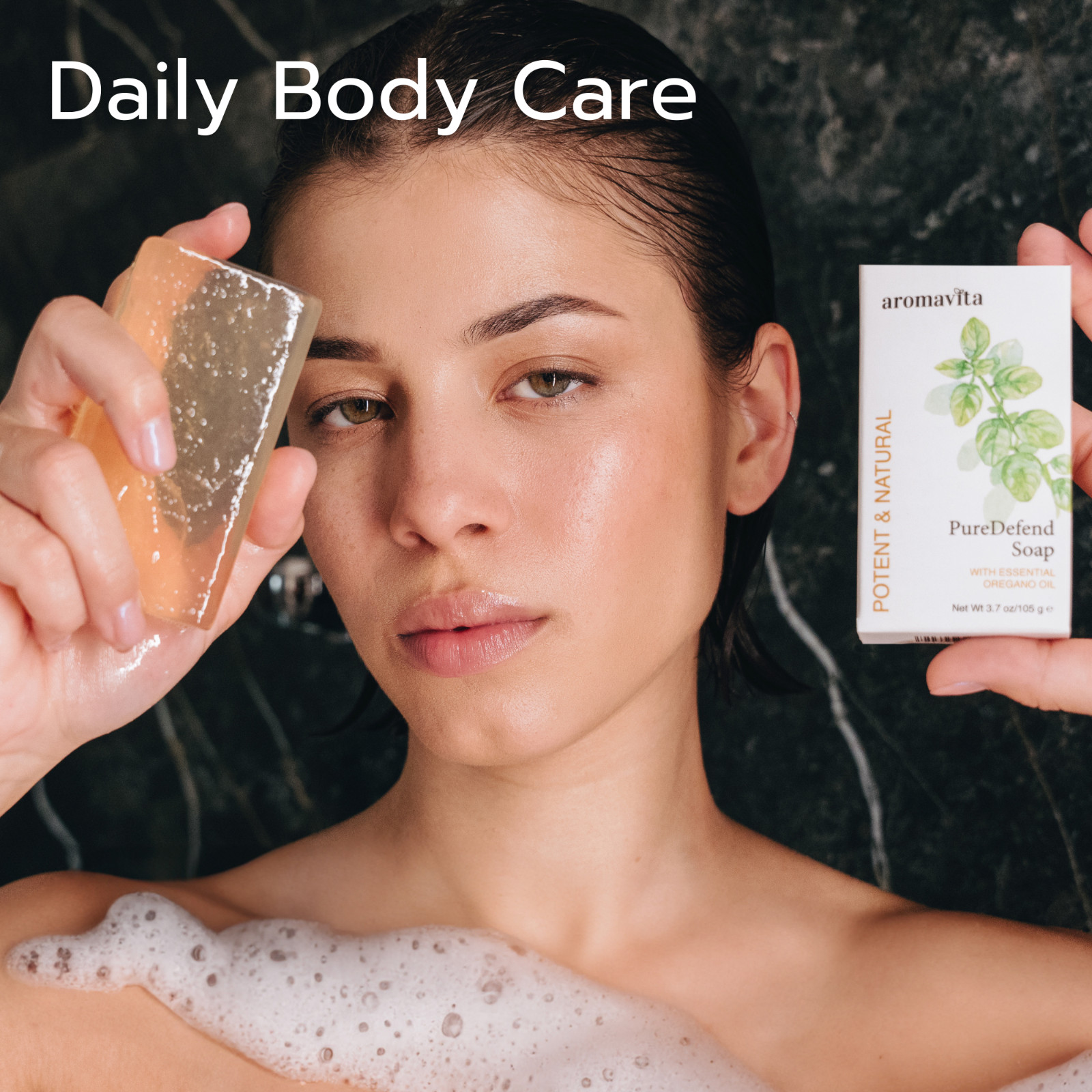 Aromavita Pure Defend Soap For Athletes Foot, Jock Itch & Odors, Cleans Acne