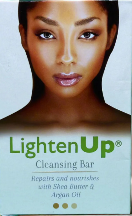 LightenUP Gold Anti-Aging Cleansing Bar 200g 7oz w/Free Nail File