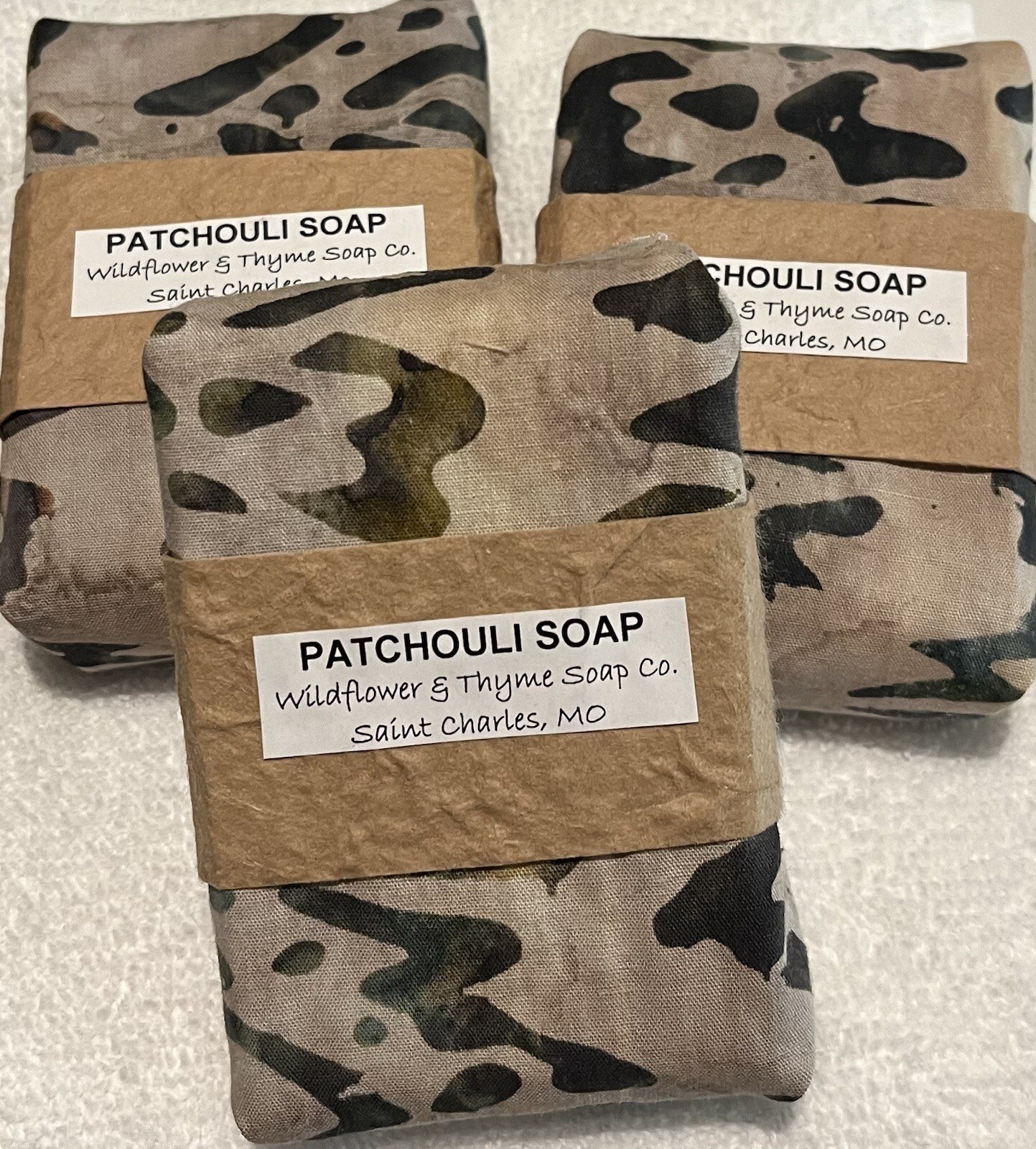 Three (3) Bars Hand-made Old Fashioned Lye Soaps FREE SHIPPING