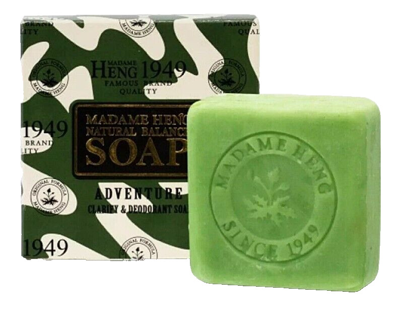 Soap Madame Heng 1949 Natural Balance Adventure Clarify Deodorant Relax 150g.x3